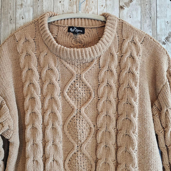 Self Esteem Sweater, L, Camel - Picture 2 of 7
